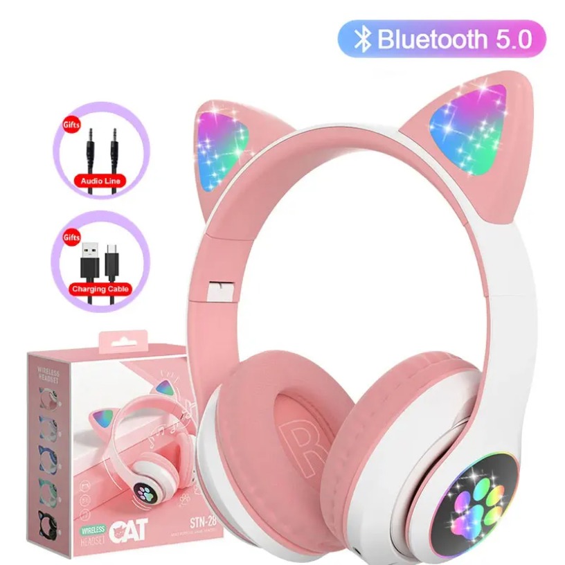 Outdoor Sport Activities For Kids - Cuffie Bluetooth 5.0 Stereo con Microfono