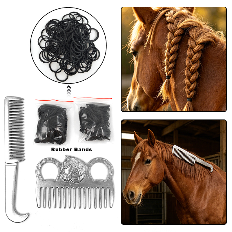 Grooming Kit Horse - Kit per la Cura di Criniera