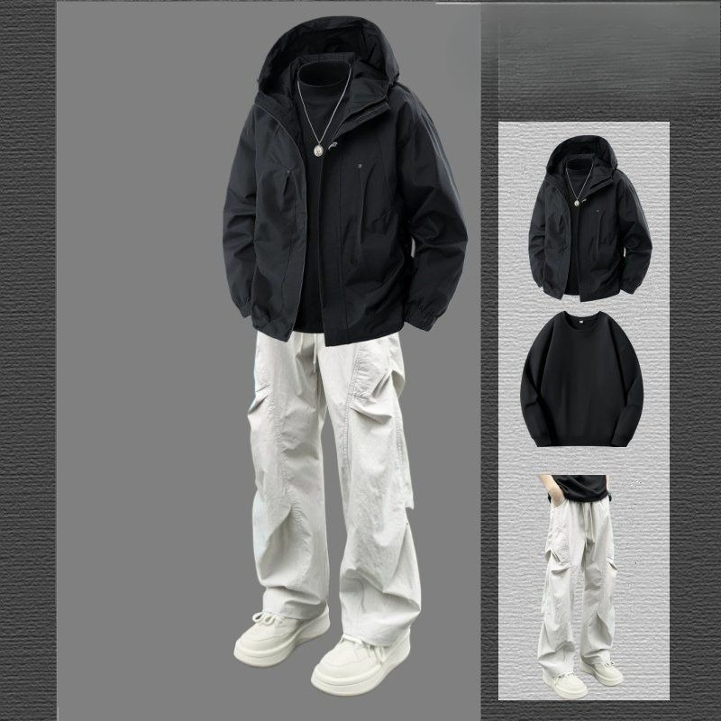 Outdoor Sports Outfit - Set Giacca Invernale da Uomo in