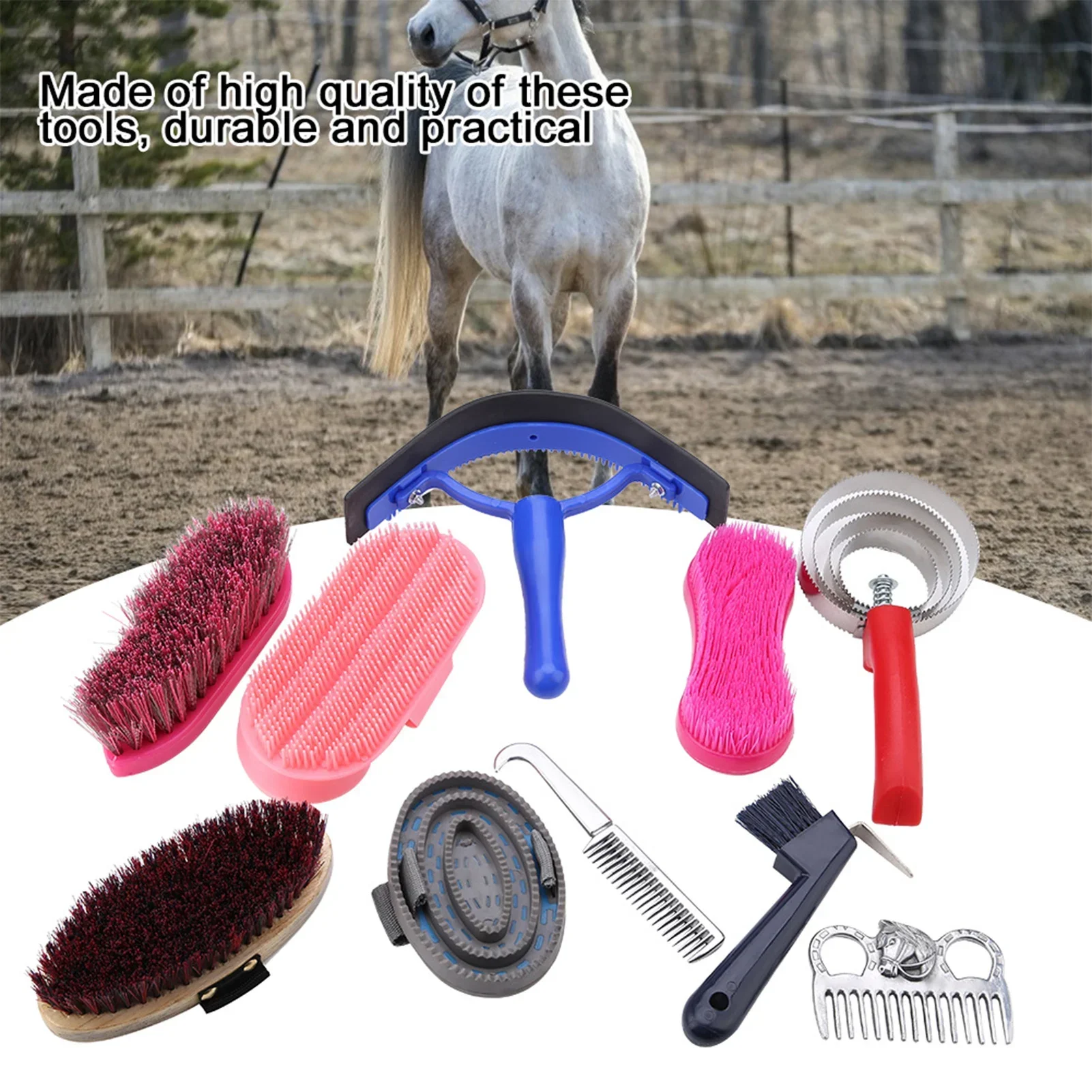Grooming Kit Horse - Kit per la cura della toelettatura