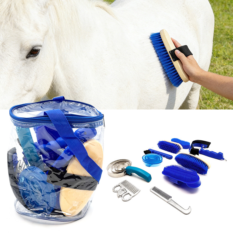 Grooming Kit Horse - Set di Pulizia Completo, Set Completo