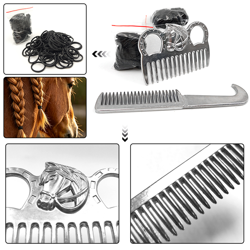 Kit per la Cura di Criniera e  - Grooming Kit Horse recensione e prezzo
