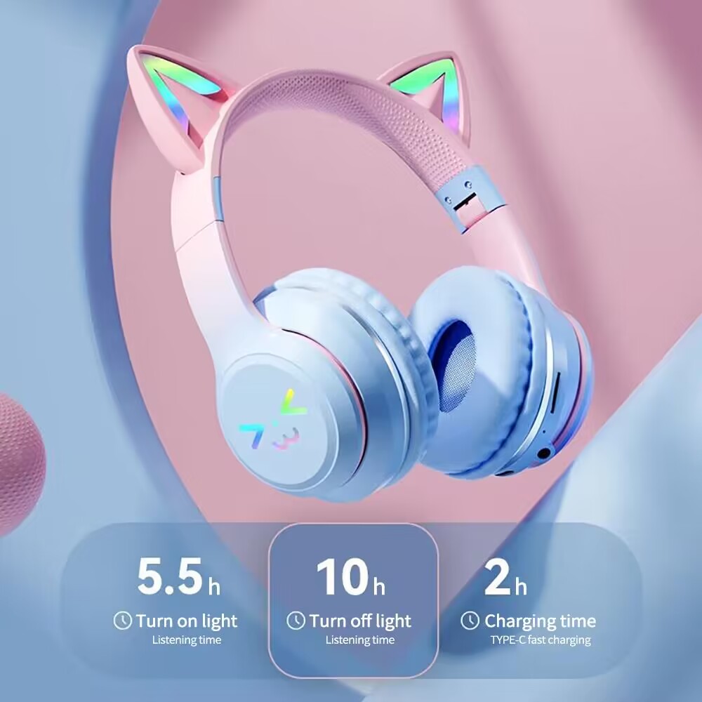 Cuffie wireless RGB con orecch - Outdoor Sport Activities For Kids recensione e prezzo