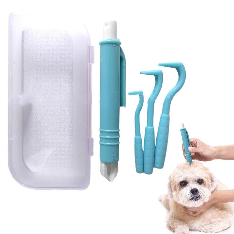 4 pz/set Pet Tick Remover Kit  - Grooming Kit Horse recensione e prezzo