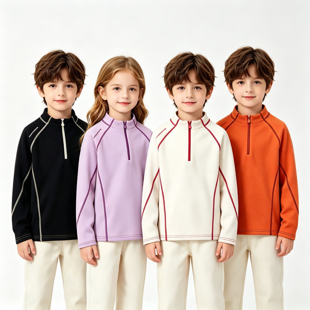 Felpa in pile con mezza zip pe - Outdoor Sport Activities For Kids recensione e prezzo